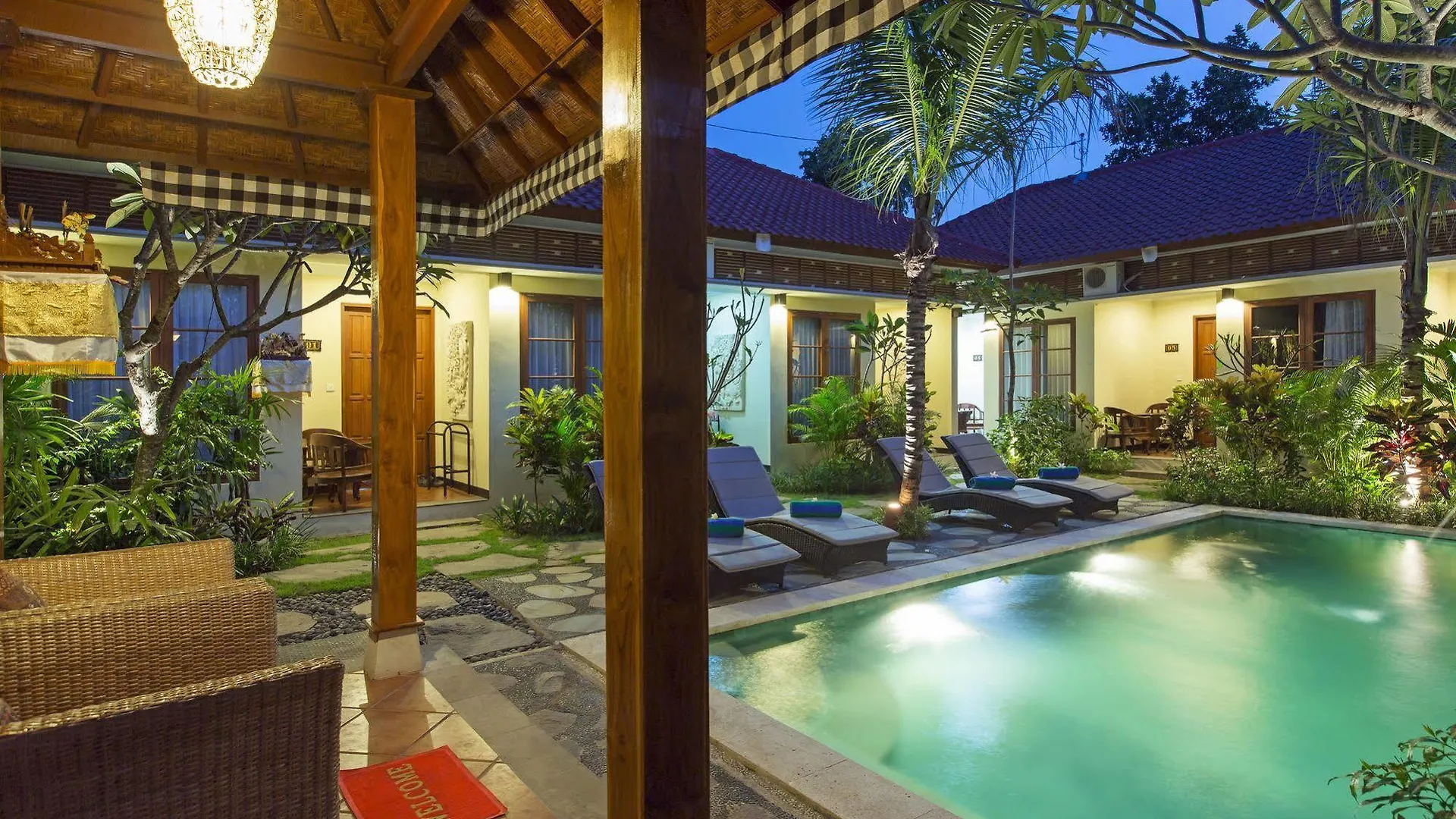 *** Maison d'hôtes Hotel Sandat Bali Ubud Indonésie